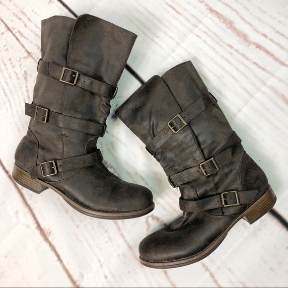 vintage mid calf boots